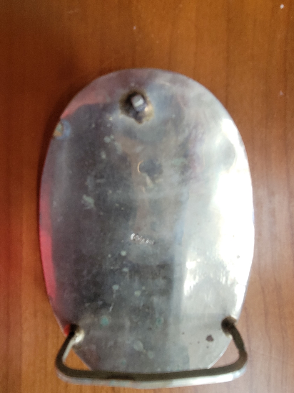 Vintage Lot Of Silver-Tone Belt Buckles with Turquoise and Abalone Accents - Picture 8 of 10